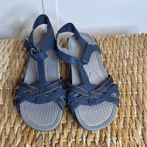 Gray & Navy Super Comfort Sandals